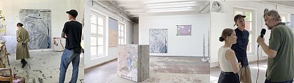 Ausstellung "Der Nullpunkt ist aus praktischen Grnden nicht das galaktische Zentrum", kuratiert von Anna-Lena Goltz und Maximilian J. Fleischer 